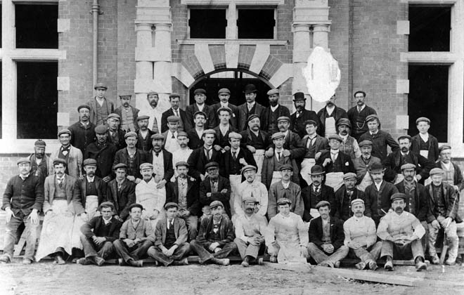 Main Building - The builders c. 1900