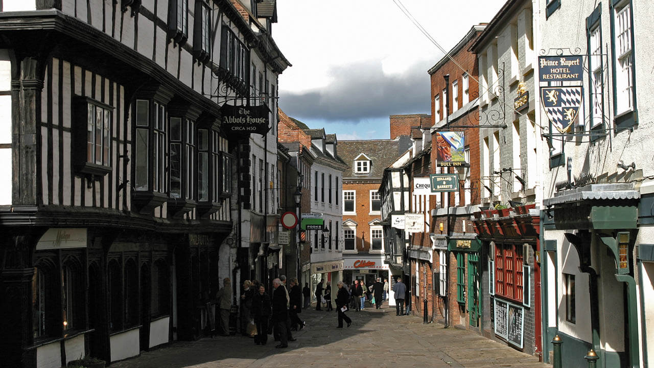 Shrewsbury high street