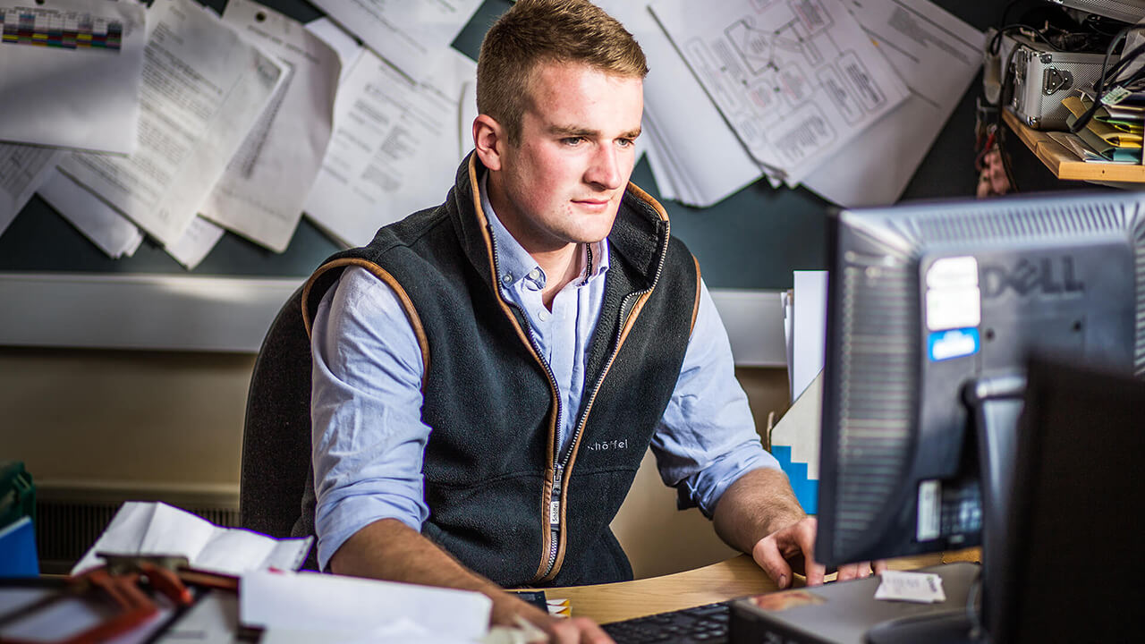 A student on placement